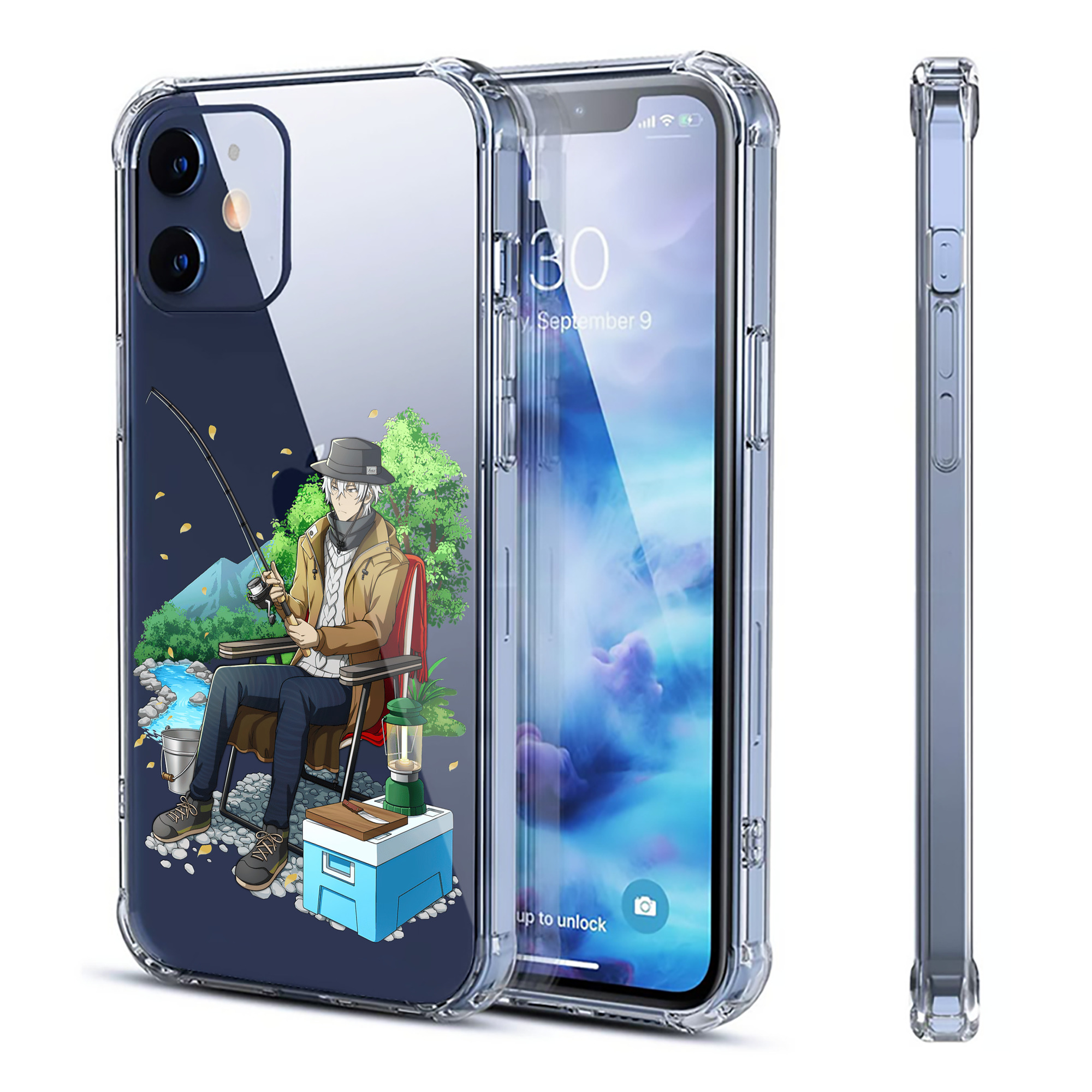 （画像用） 文豪ストレイドッグス Bungo Stray Dogs 【iPhone 12シリーズ対応】透明スマホケース（クリアソフトケース）